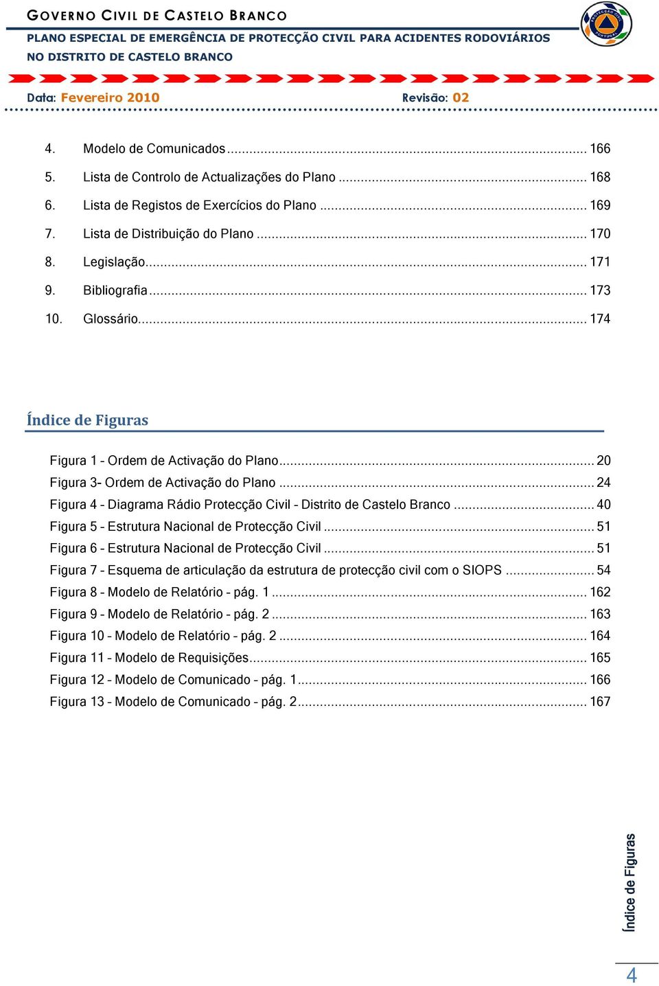 .. 24 Figura 4 Diagrama Rádio Protecção Civil Distrito de Castelo Branco... 40 Figura 5 Estrutura Nacional de Protecção Civil... 51 Figura 6 Estrutura Nacional de Protecção Civil.