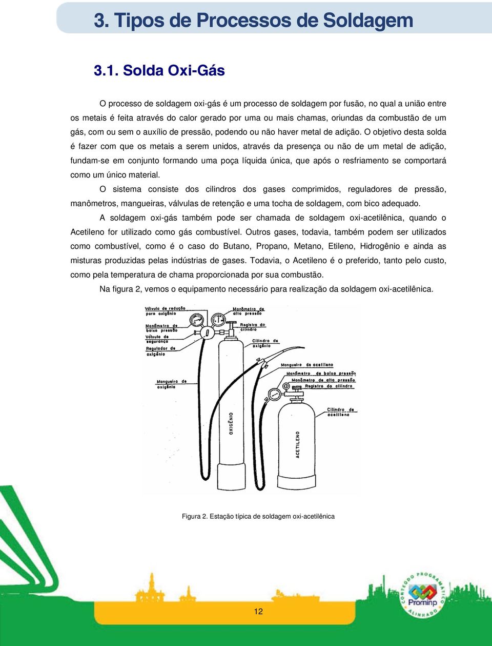 gás, com ou sem o auxílio de pressão, podendo ou não haver metal de adição.