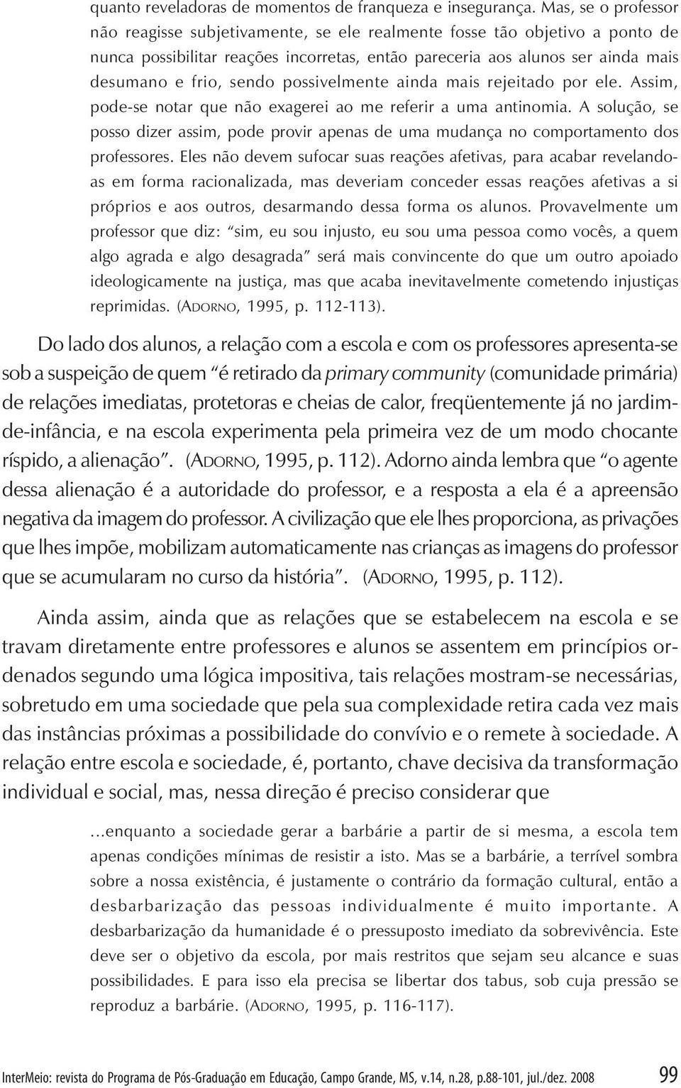 Educação, Campo Grande, MS, v.