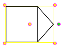 2 DESENHO BÁSICO Para desenhar um elemento, primeiro clique em um dos botões na Barra Tabulada Lateral, mova o cursor do mouse para o Painel de desenho e clique.