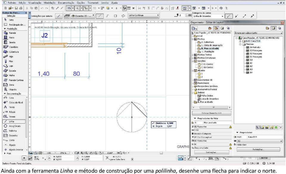 construção por uma