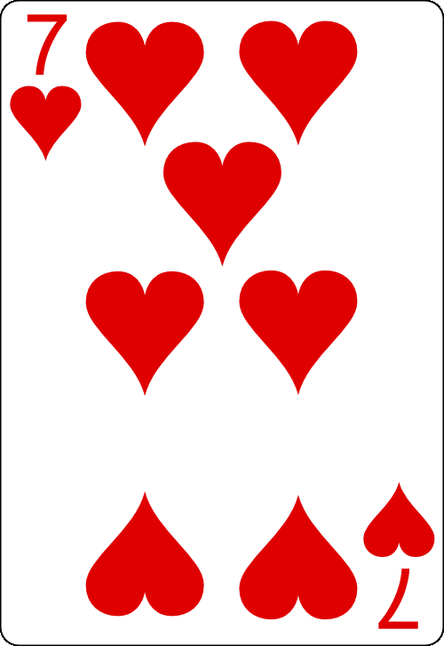 Capítulo 1. Pôquer - O jogo e as suas regras 24 10. Carta alta: qualquer mão que não se classifique nas categorias descritas acima. Um exemplo é apresentado pela figura 11. Figura 11: Sem nenhum par.