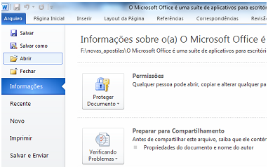 colocar um nome menor e que se aproxime do conteúdo de seu texto. Em Tipo a maior mudança, até versão 2003, os documentos eram salvos no formato.