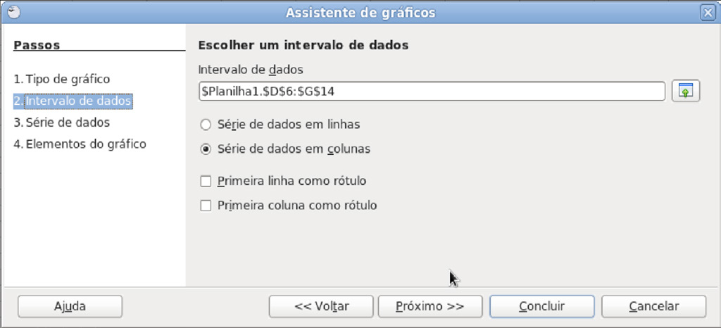 Lista de Funções: Este recurso apresenta uma lista de funções idêntica à de Assistente: Funções, porém seu quadro de navegação pode ser ancorado na área de edição, para ser chamado a qualquer momento.