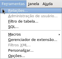 Tipo de conexão: Abre o Assistente de Tipos de Conexão. Ele ajuda você abrir um arquivo de banco de dados que esteja em um formato para o qual não haja suporte.