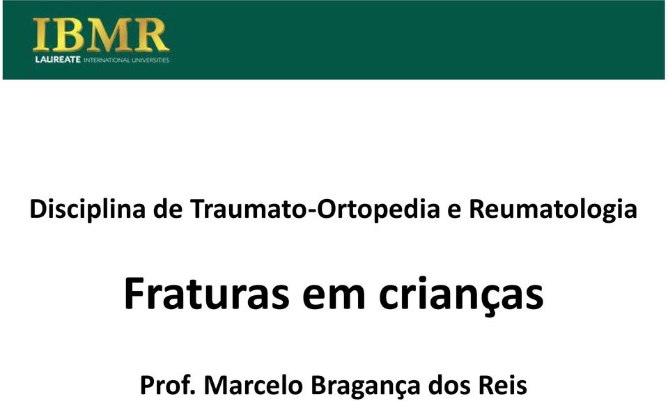 Reumatologia Fraturas em