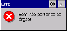 Ao clicar nesse botão será acionado o teclado virtual e o item poderá ser inserido no coletor de dados manualmente. Confirma a inserção de um item manualmente.