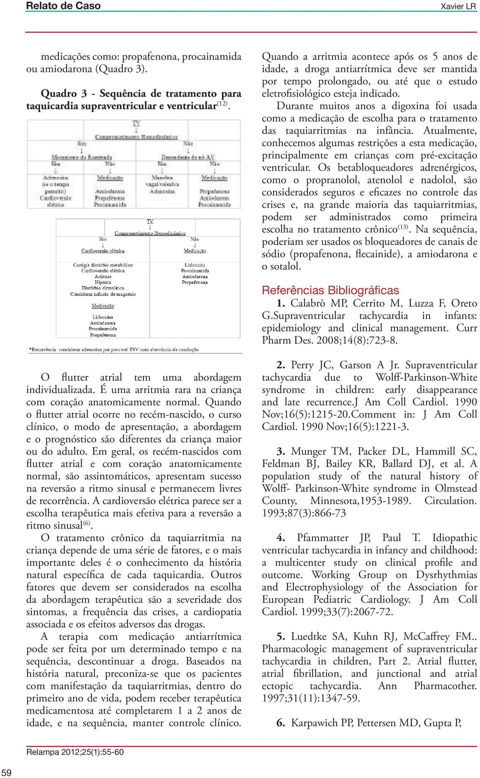 Durante muitos anos a digoxina foi usada como a medicação de escolha para o tratamento das taquiarritmias na infância.