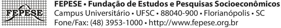 UFSC 88040-900 Florianópolis SC