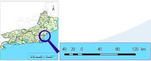 A escala pode ser apresentada na forma gráfica ou nominal, como o seguinte exemplo: 1:5000. Nesse caso, 1 centímetro no mapa seria igual a 5000 centímetros ou 50 metros no terreno.