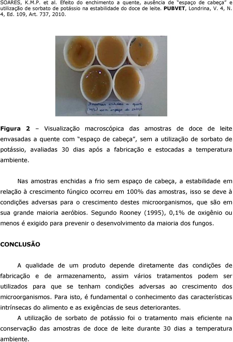 Nas amostras enchidas a frio sem espaço de cabeça, a estabilidade em relação à crescimento fúngico ocorreu em 100% das amostras, isso se deve à condições adversas para o crescimento destes