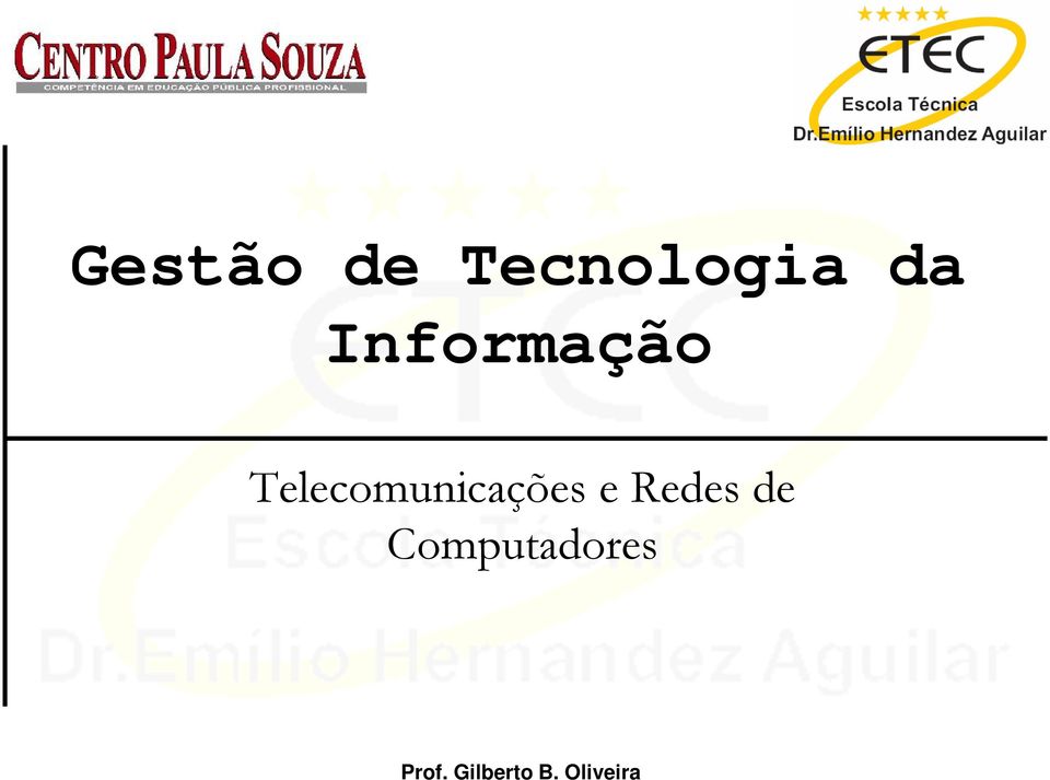 Telecomunicações e Redes