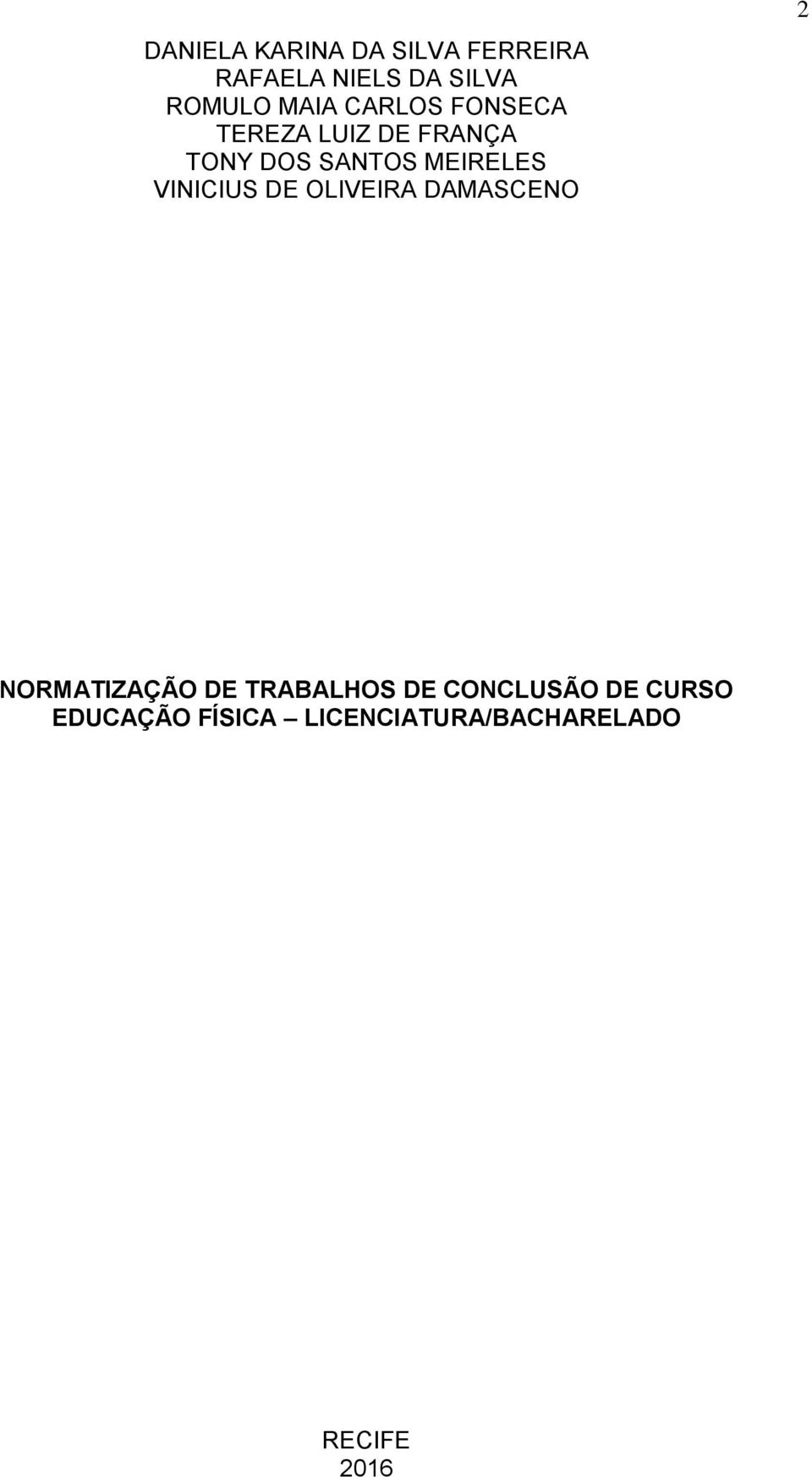 MEIRELES VINICIUS DE OLIVEIRA DAMASCENO 2 NORMATIZAÇÃO DE