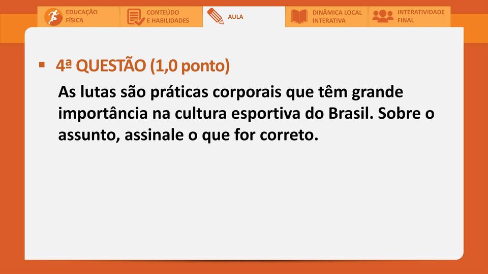 importância na cultura esportiva do