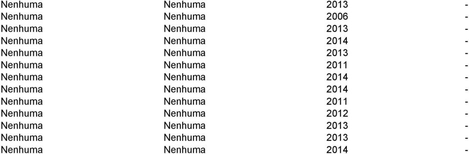 Nenhuma Nenhuma 2011 - Nenhuma Nenhuma 2011 -