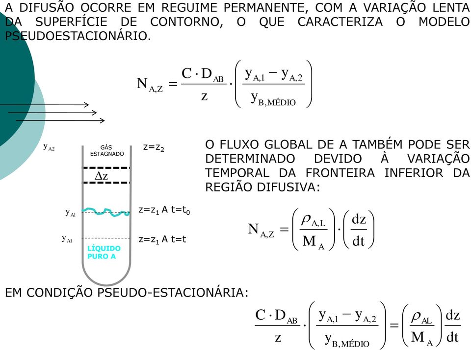 , C,,, MÉIO GÁS ESTGO = O FLUXO GLOL E TMÉM OE SER ETERMIO EVIO À VRIÇÃO