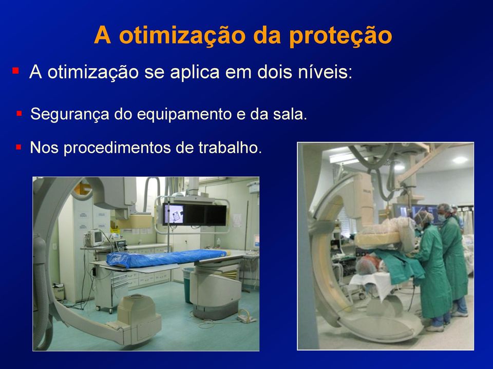 níveis: Segurança do equipamento