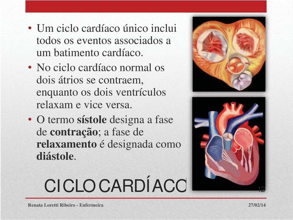 No ciclo cardíaco normal os dois átrios se contraem, enquanto os dois