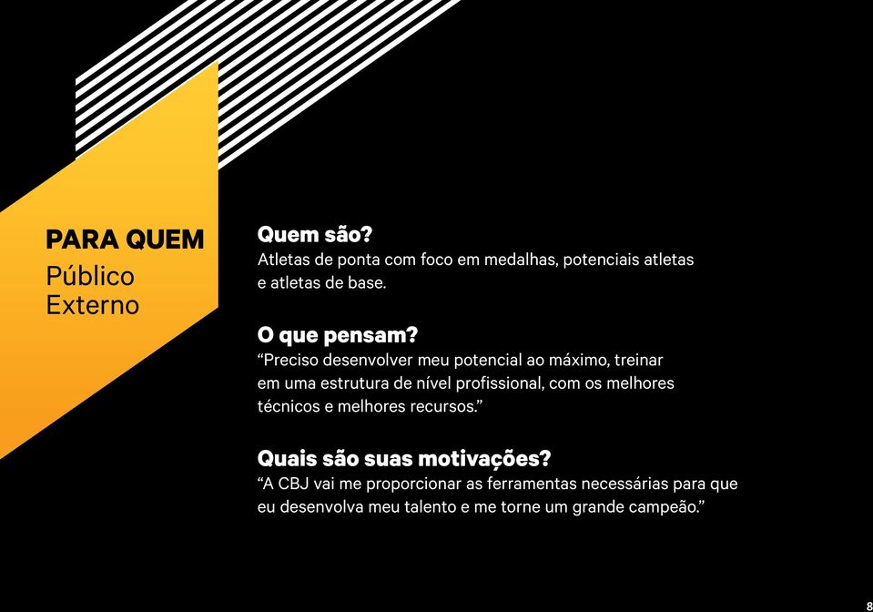 Preciso desenvolver meu potencial ao máximo, treinar em uma estrutura de nível profissional, com os