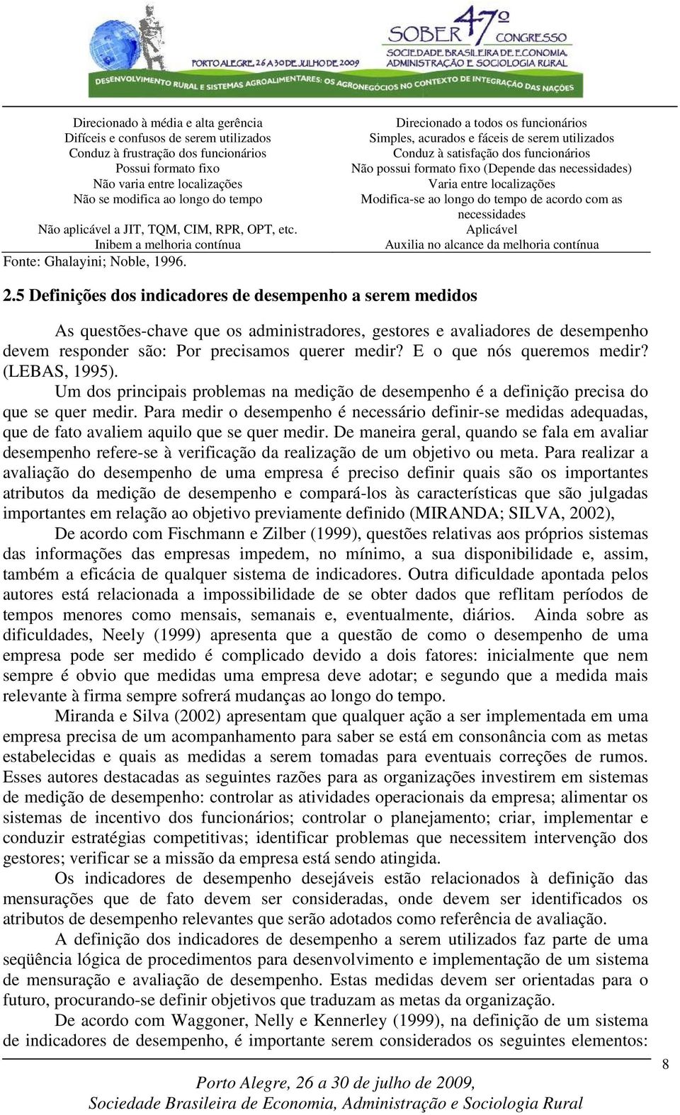 Direcionado a todos os funcionários Simples, acurados e fáceis de serem utilizados Conduz à satisfação dos funcionários Não possui formato fixo (Depende das necessidades) Varia entre localizações