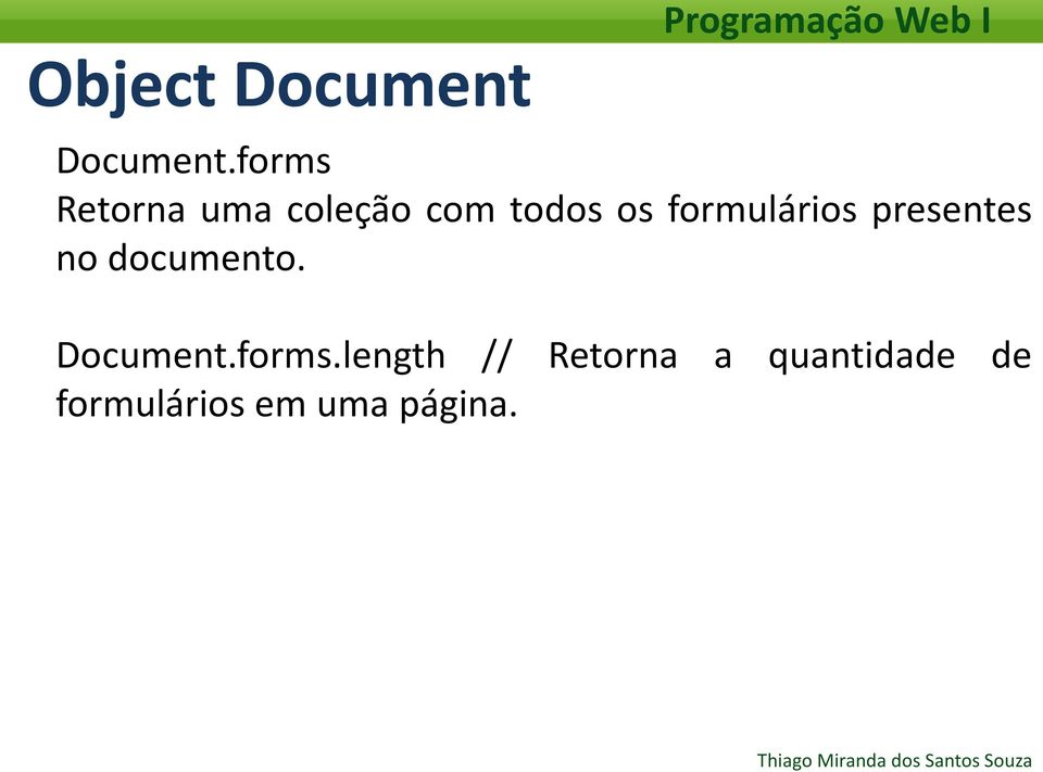 formulários presentes no documento.