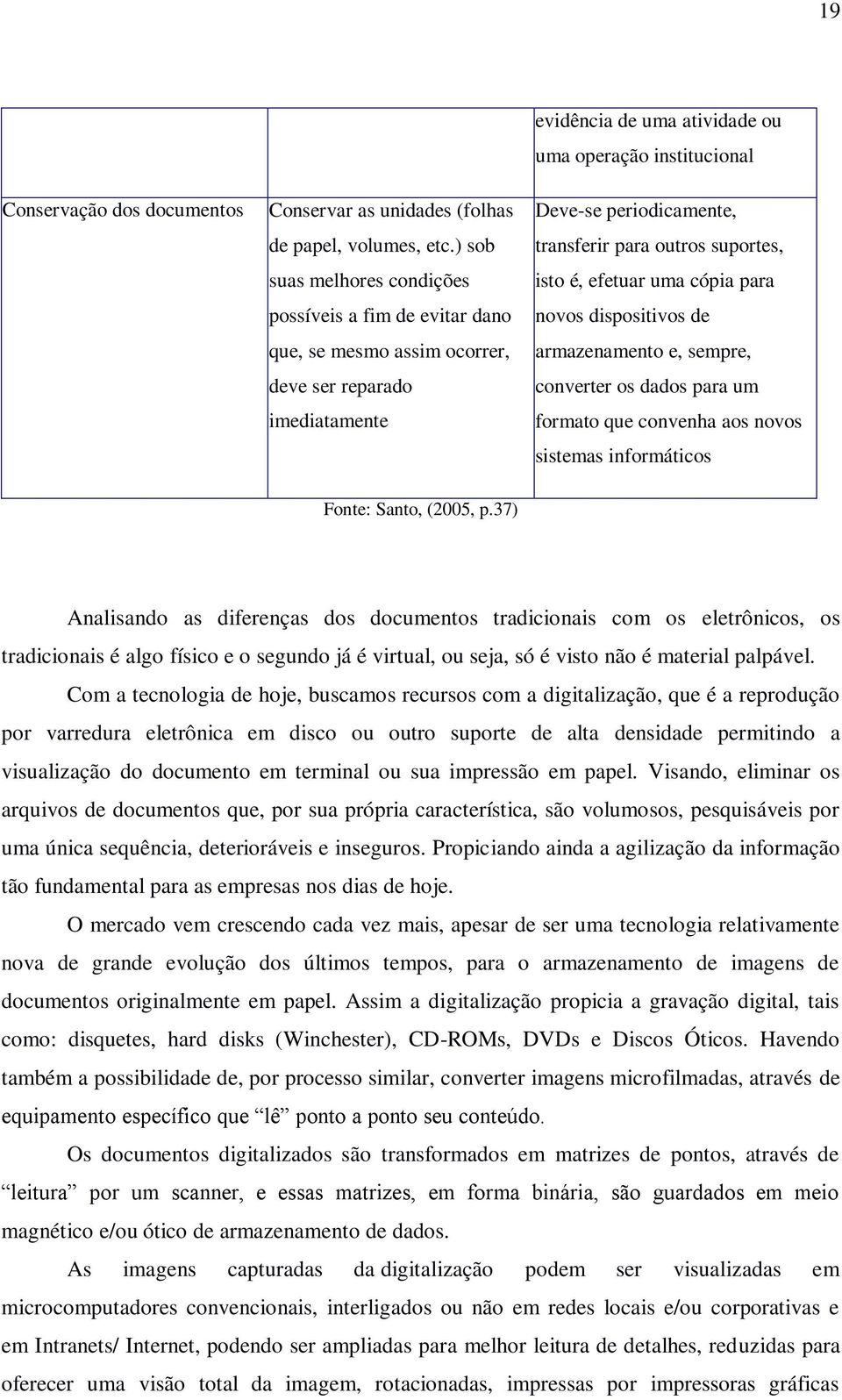 periodicamente, transferir para outros suportes, isto é, efetuar uma cópia para novos dispositivos de armazenamento e, sempre, converter os dados para um formato que convenha aos novos sistemas