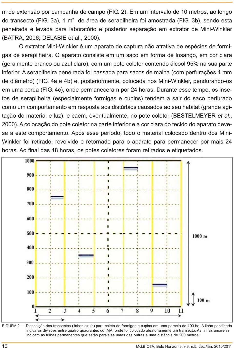 O extrator Mini-Winkler é um aparato de captura não atrativa de espécies de formigas de serapilheira.