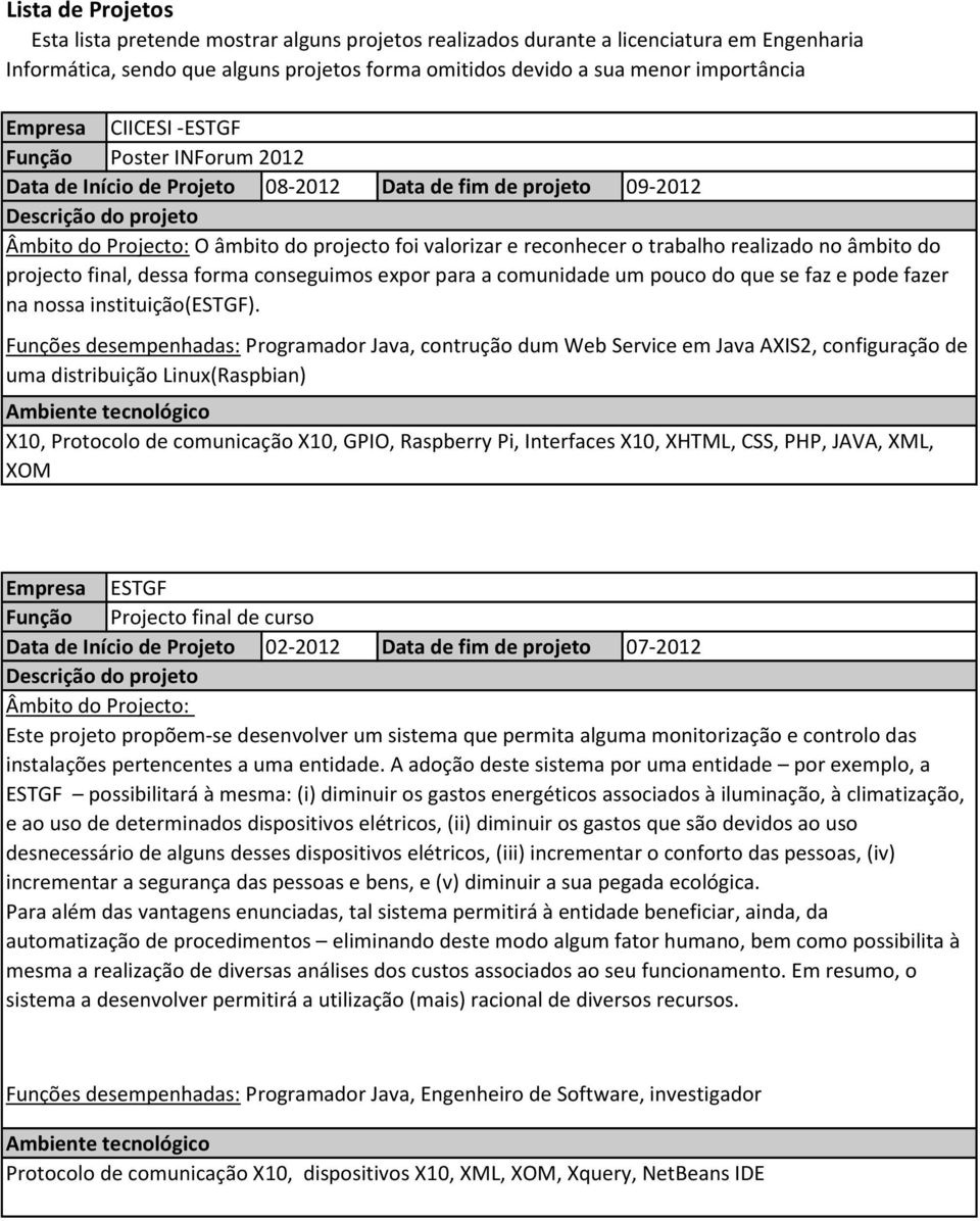 forma conseguimos expor para a comunidade um pouco do que se faz e pode fazer na nossa instituição().