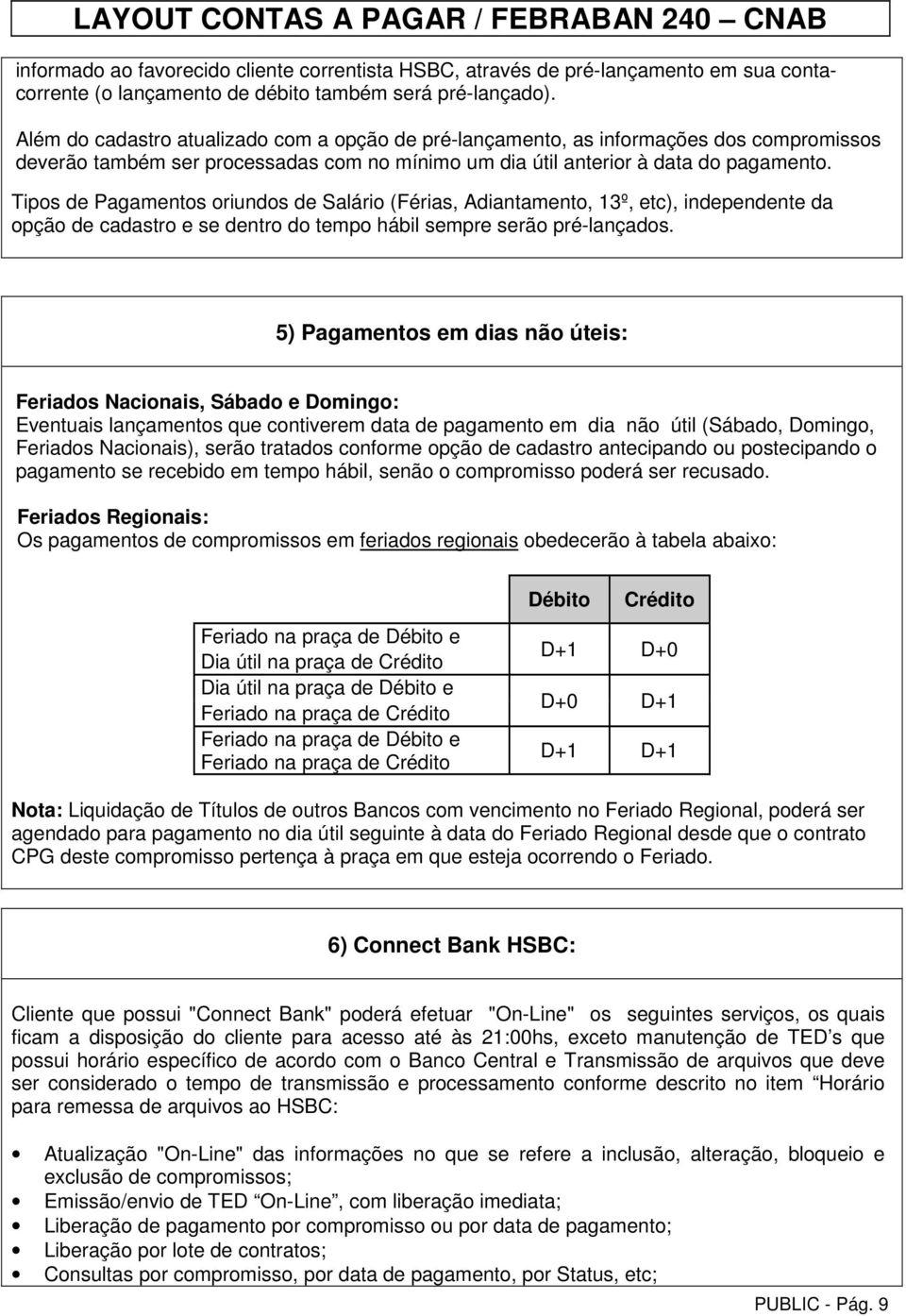 Tipos de Pagamentos oriundos de Salário (Férias, Adiantamento, 13º, etc), independente da opção de cadastro e se dentro do tempo hábil sempre serão pré-lançados.