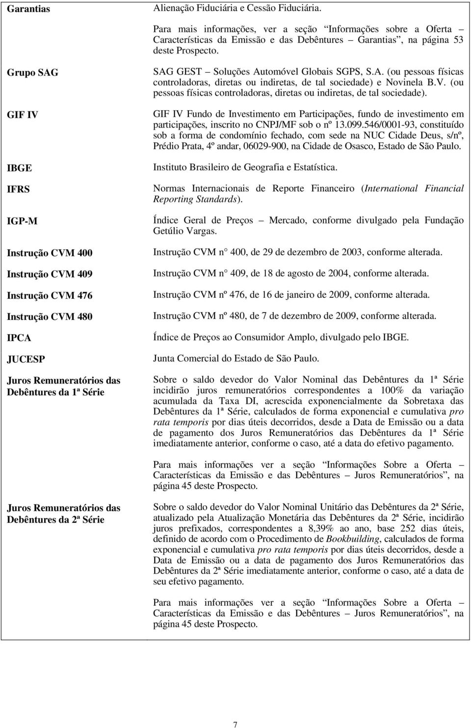 Globais SGPS, S.A. (ou pessoas físicas controladoras, diretas ou indiretas, de tal sociedade) 