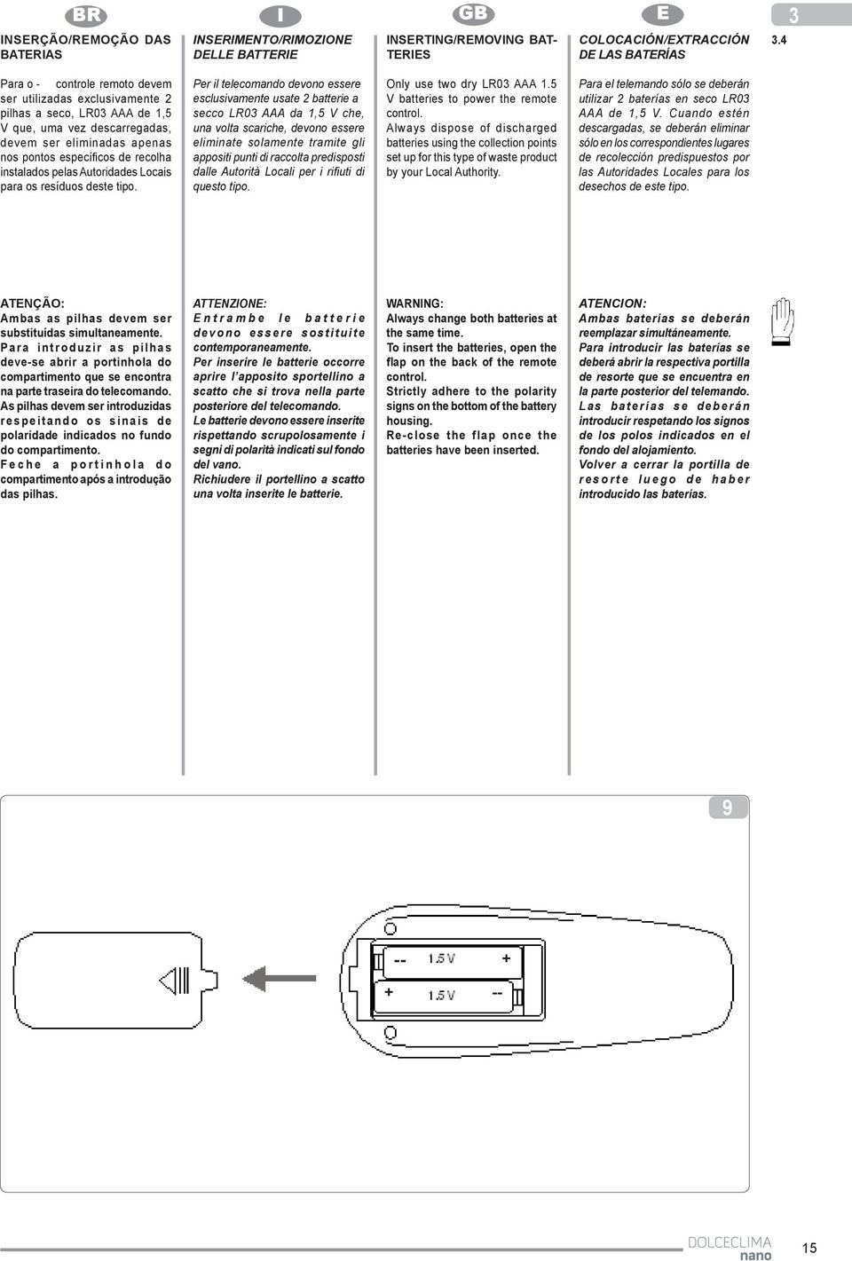 instalados pelas Autoridades Locais para os resíduos deste tipo.