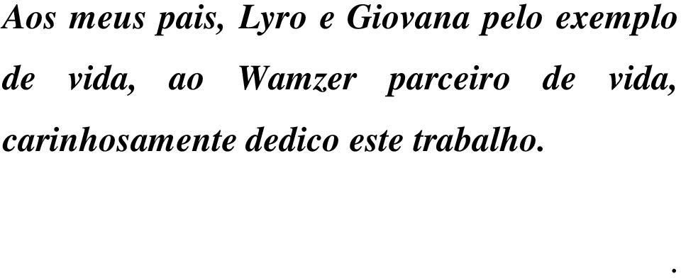 Wamzer parceiro de vida,