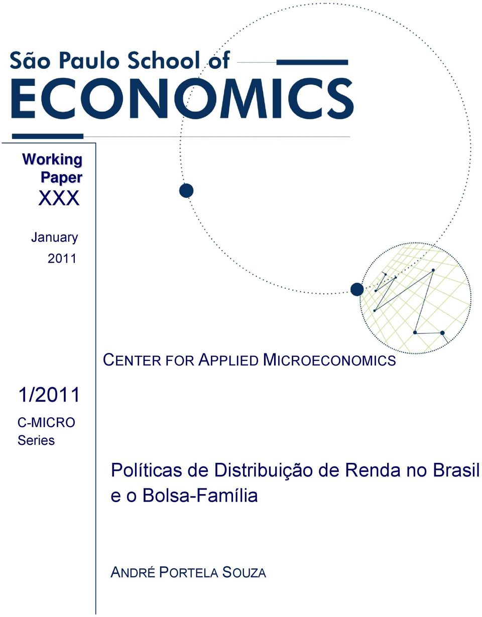 Series Políticas de Distribuição de Renda