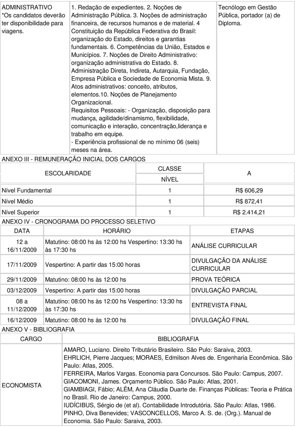 Noções de Direito Administrativo: organização administrativa do Estado. 8. Administração Direta, Indireta, Autarquia, Fundação, Empresa Pública e Sociedade de Economia Mista. 9.