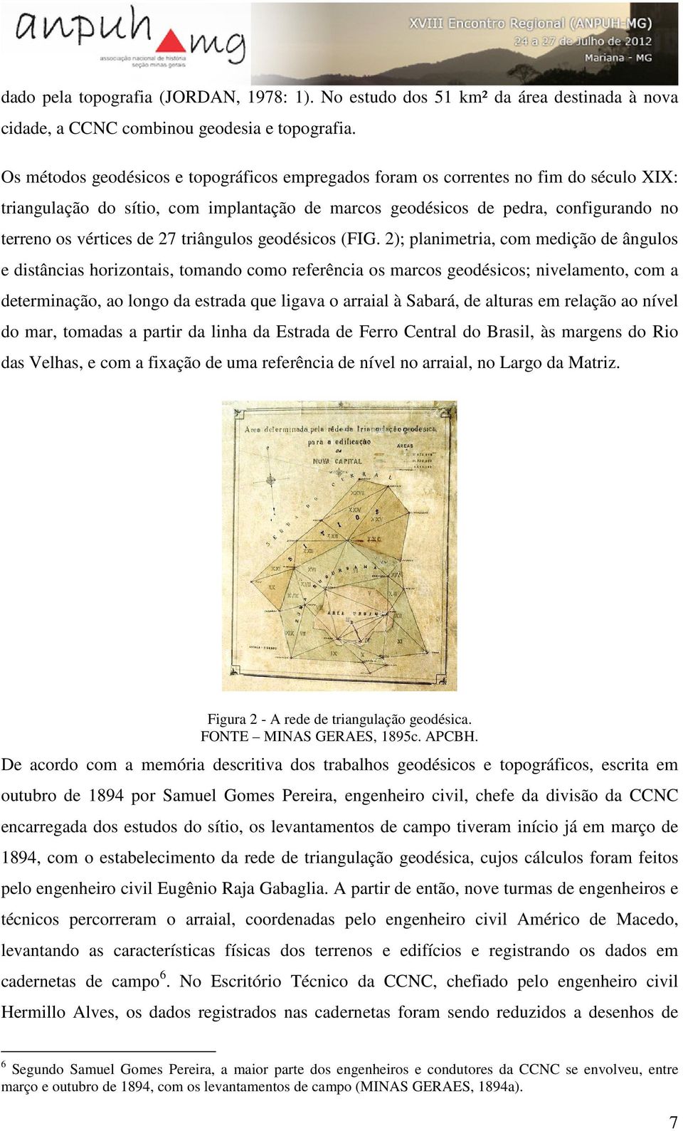 27 triângulos geodésicos (FIG.