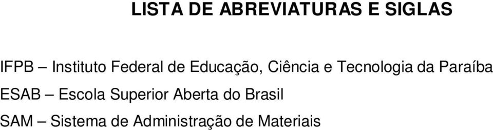 Tecnologia da Paraíba ESAB Escola Superior