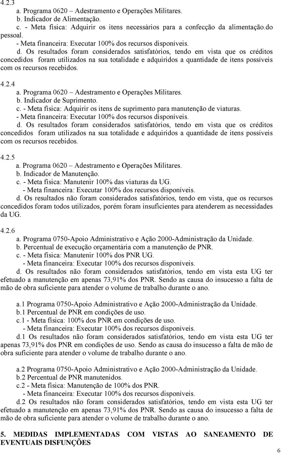 alimentação.do pessoal. d.