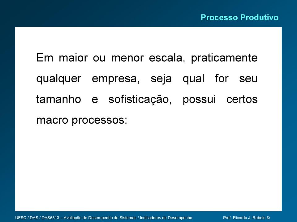 empresa, seja qual for seu tamanho e