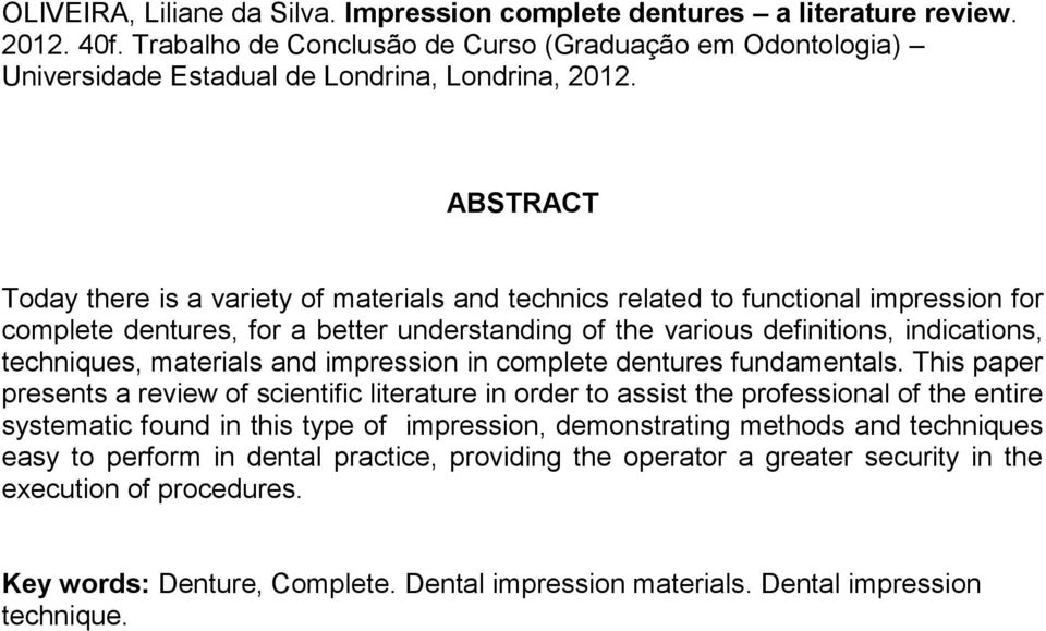 materials and impression in complete dentures fundamentals.
