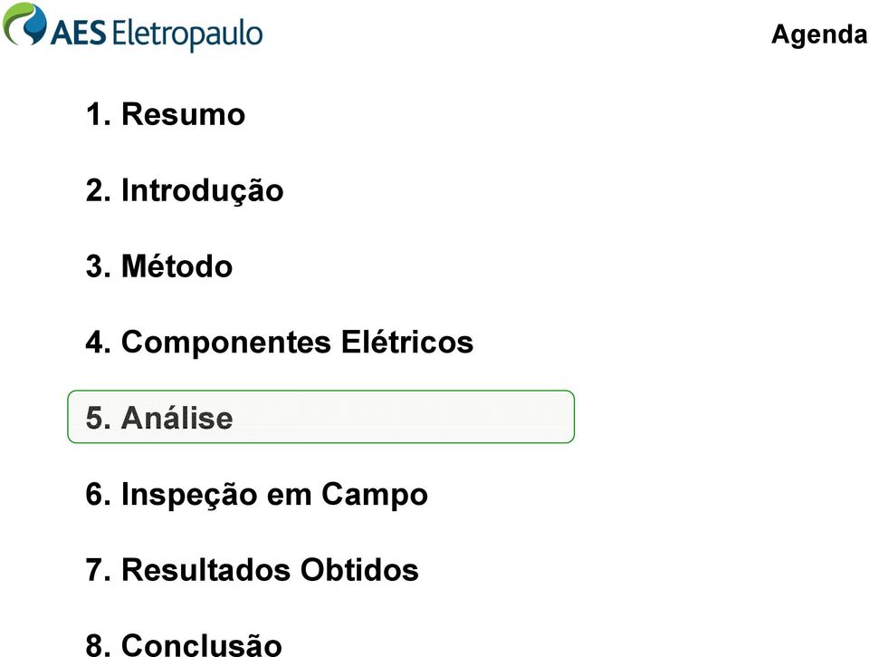 Componentes Elétricos 5.