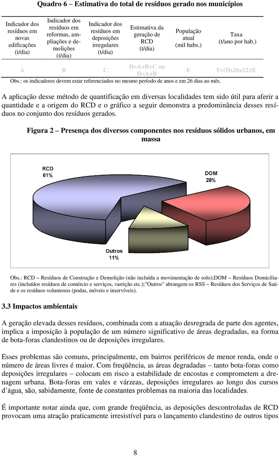 : os indicadores devem estar referenciados no mesmo período de anos e em 26 dias ao mês.