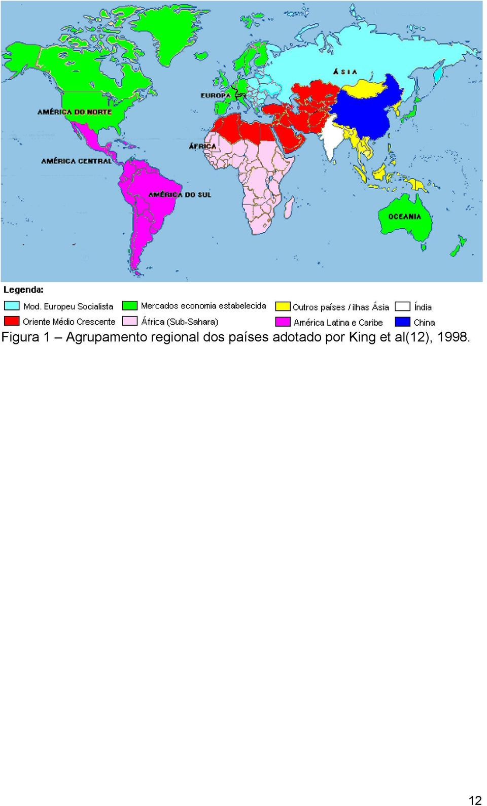 regional dos países