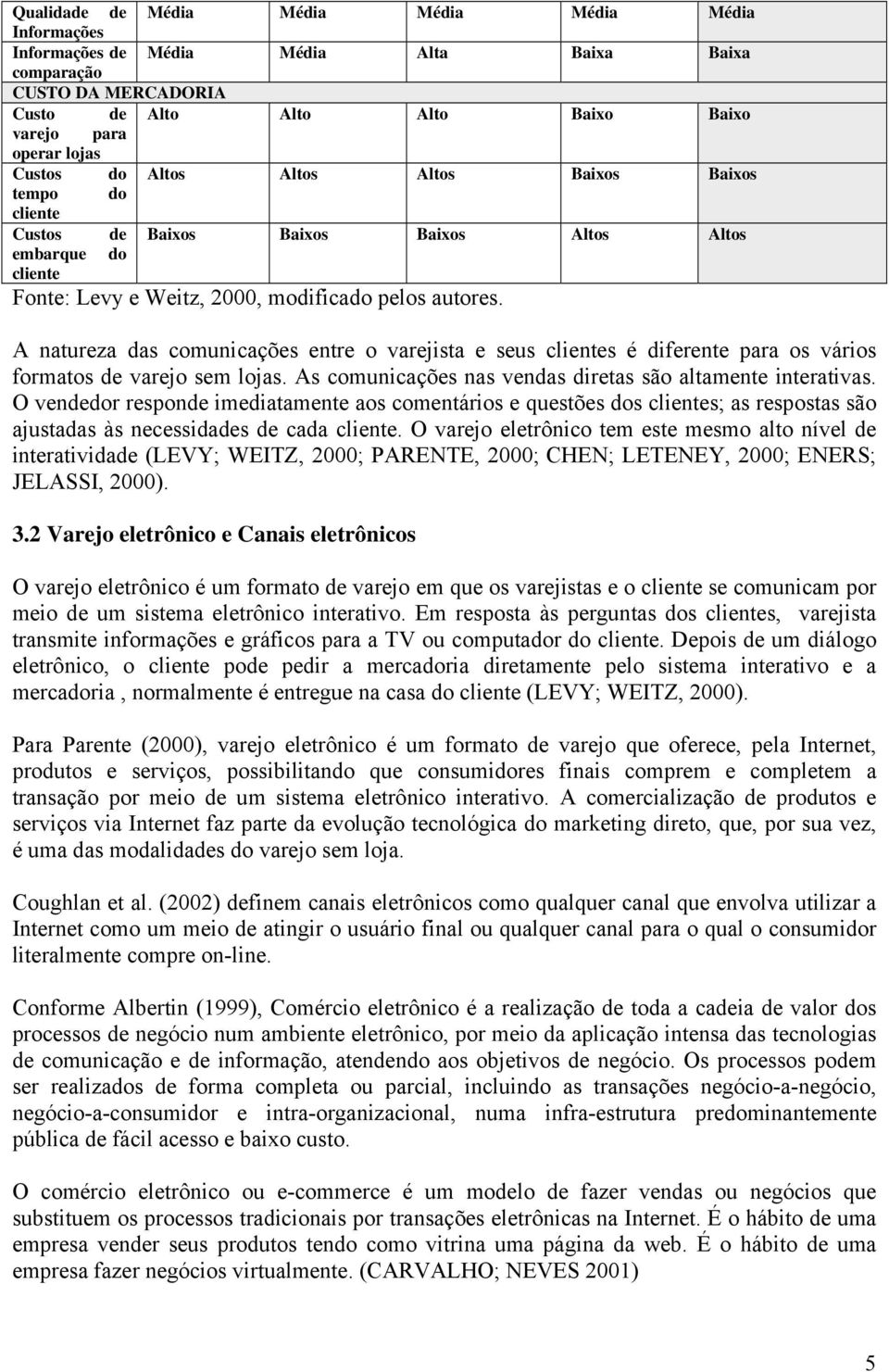 A natureza das comunicações entre o varejista e seus clientes é diferente para os vários formatos de varejo sem lojas. As comunicações nas vendas diretas são altamente interativas.