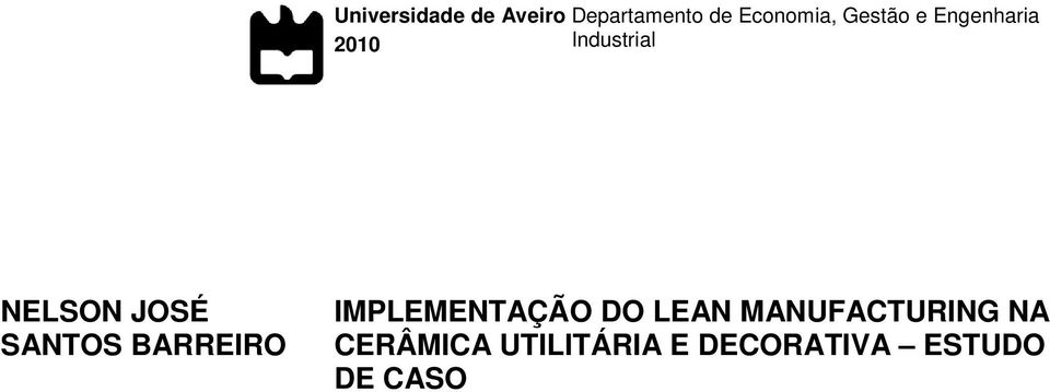 SANTOS BARREIRO IMPLEMENTAÇÃO DO LEAN