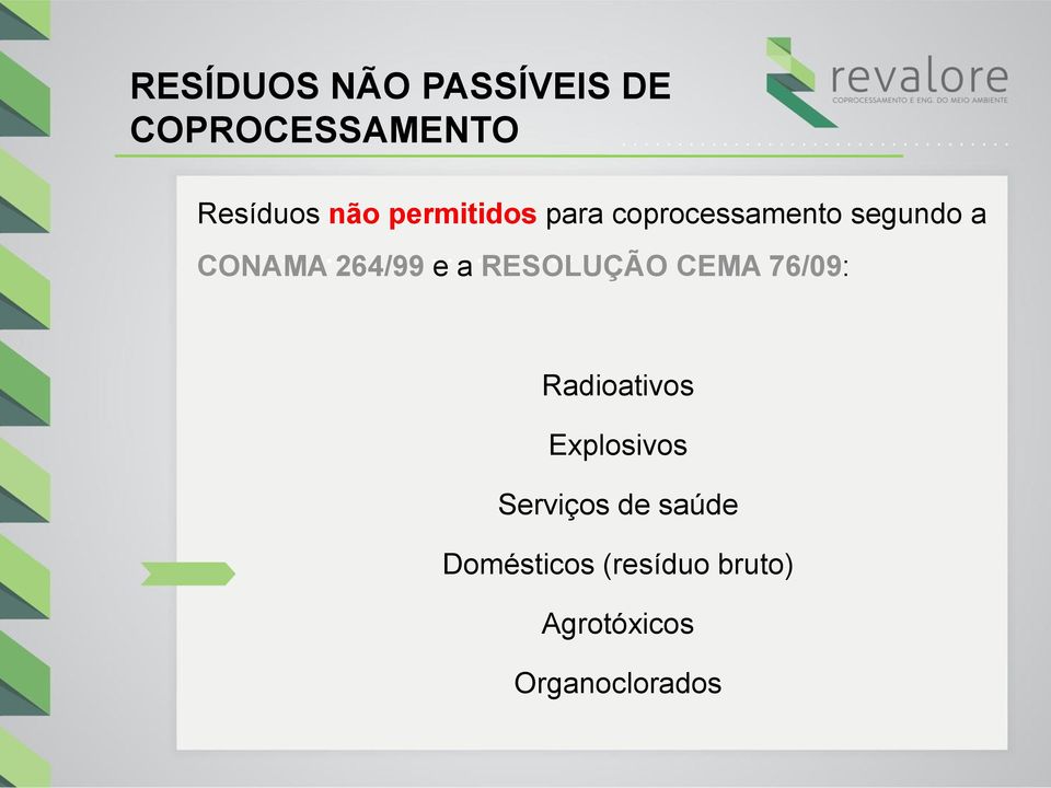 a RESOLUÇÃO CEMA 76/09: Radioativos Explosivos Serviços