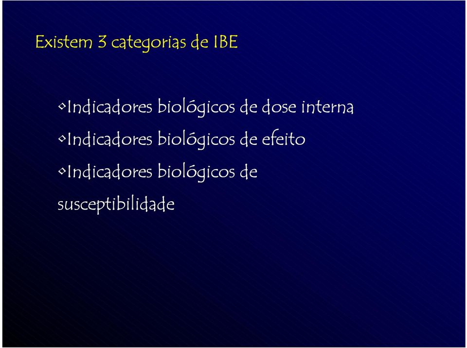 interna Indicadores biológicos de