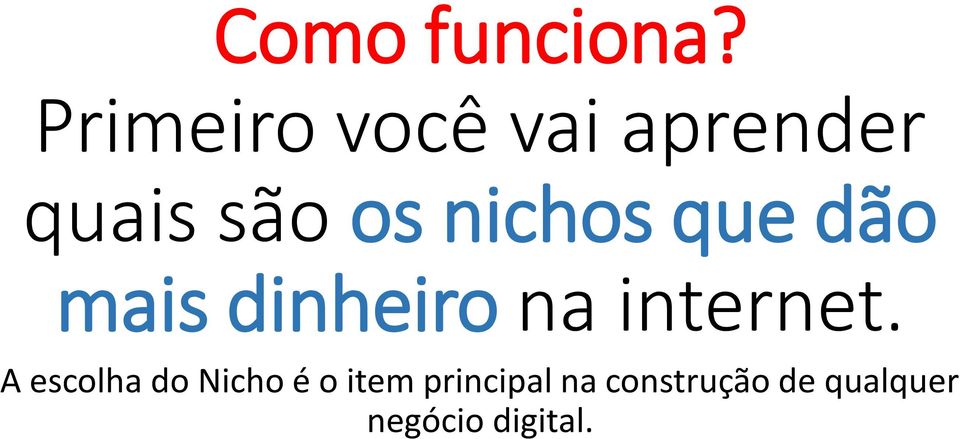 nichos que dão mais dinheiro na internet.