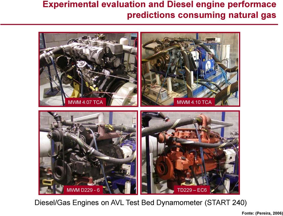 10 TCA MWM D229-6 TD229 EC6 Diesel/Gas Engines on AVL