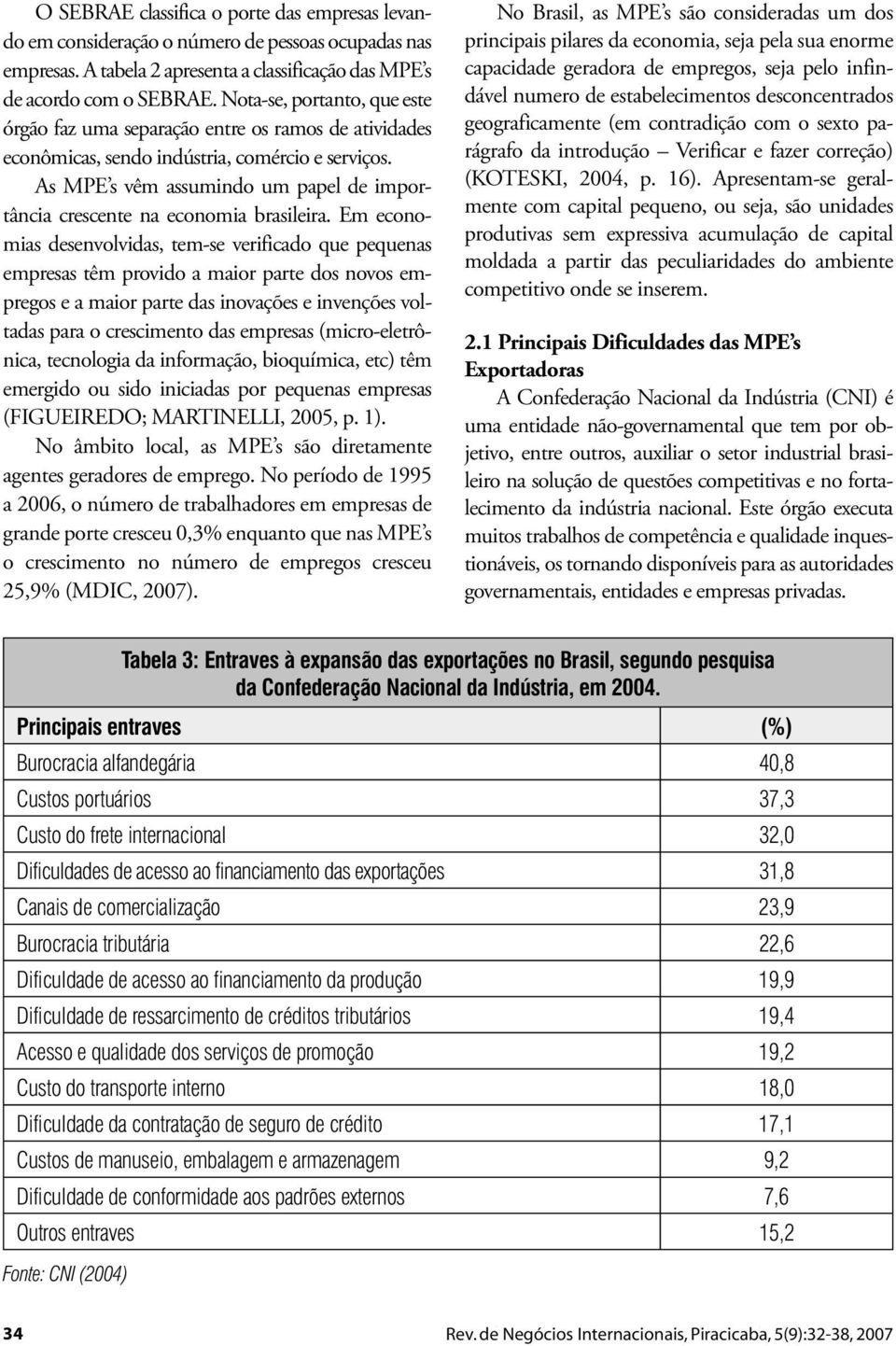 As MPE s vêm assumindo um papel de importância crescente na economia brasileira.