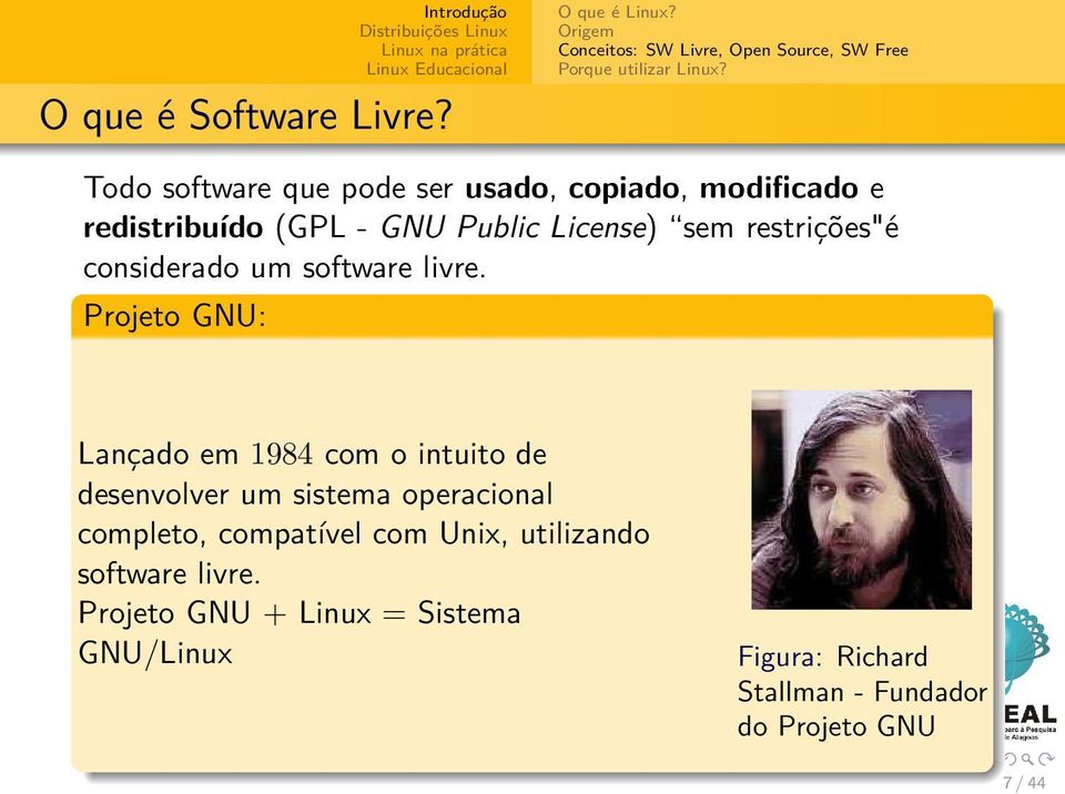 considerado um software livre.